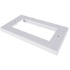 Double FACEPLATE, Blank, White, Wall Plates and Floor Boxes Audio