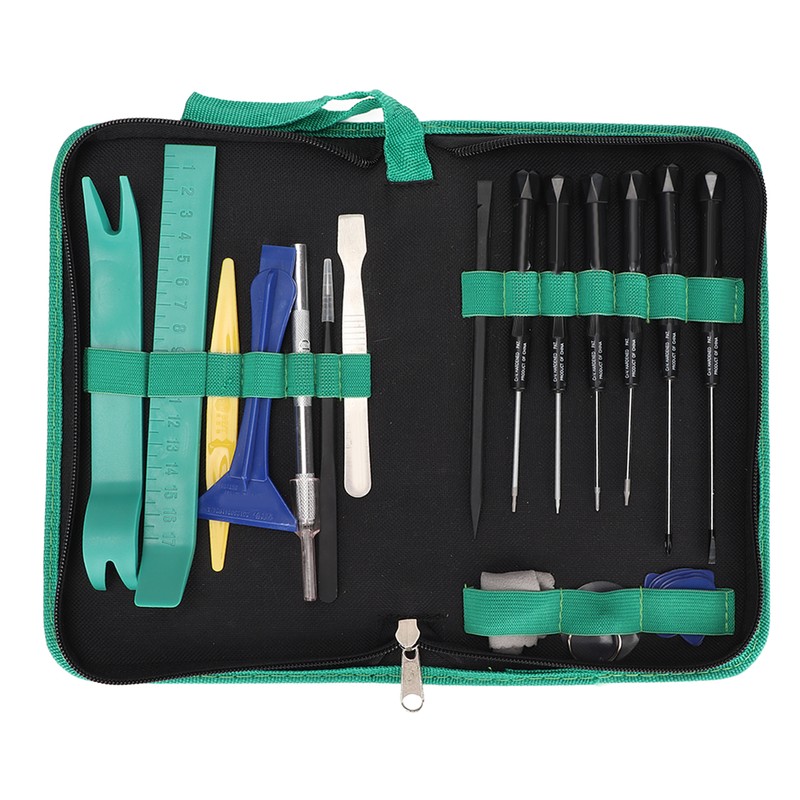 Professional Electronics Opening Pry Tool Repair Kit with Metal Spudger