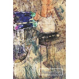 Planner/Diary: Undated Weekly Planner - Gift for Pianist, Musician, Female Piano Player