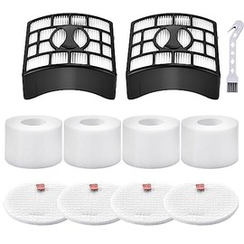 Leadaybetter NV801ukt filter for Shark Rotator Powered Lift Away Speed Vacuum NZ801ukt NV680, NV681, NV682, NV683, NV801uk,NV800, NV801, NV803, UV810 AX910, Compare to Part # XFF680 &XHF680â¦