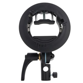 Flash Bracket for Bowens Mount Plastic Metal Round Head Flash Holder Bracket for Godox S2 V1 V860II TT350 AD400Pro AD200Pro