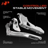 A-Premium Set of 2 Front Driver and Passenger Hood Hinges