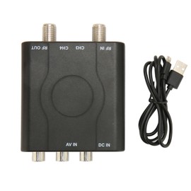 M61A RF Modulator Professional Supports NTSC Formats Video Sound HD RF Modulator for American Region