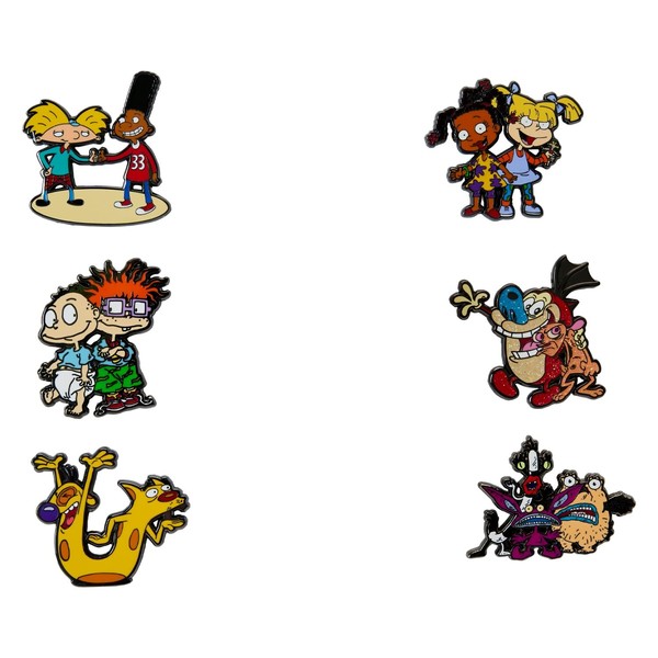 Nickelodeon Retro Mystery Box Pin (One Pin), One Size, Enamel,
