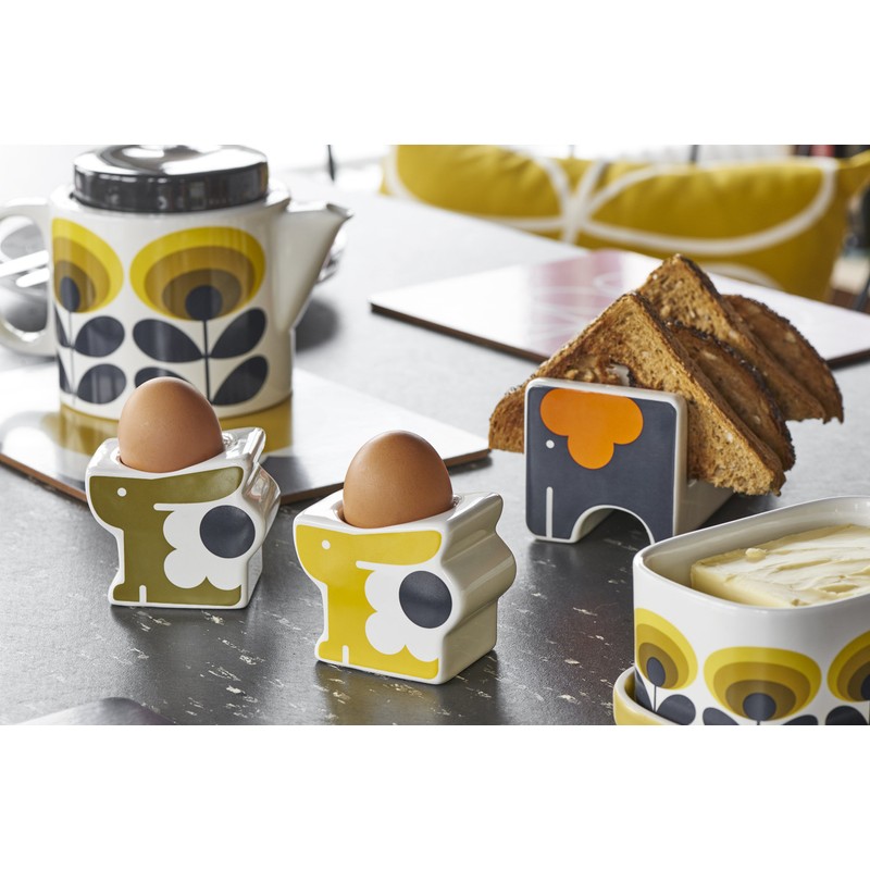 Orla Kiely | Toast Rack | Ela Elephant | White