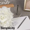 Simplicity 81187-SU Silver Guest Sign In Pen with Pen Stand