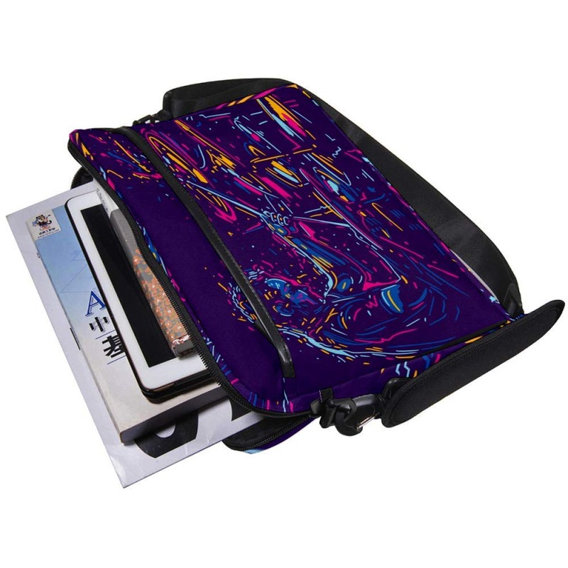 Lightweight 15 inch Laptop Bag Business Messenger Briefcases Rock Drummer