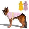 ExploreU Dog Raincoat, Adjustable Water Proof Pet Clothes, Waterproof Lightweight