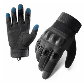 LURI Guantes Motociclista Negros, Guantes para Moto con Carcasa Protectora, Accesorios para Moto Transpirables. Se Puede Usar como Guantes de Moto, Guantes para Bicicleta, Guantes tacticos y mas(XL)…