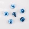 SaiDian 6Pcs Titanium Blue Screw Set Knife Handle Screws for