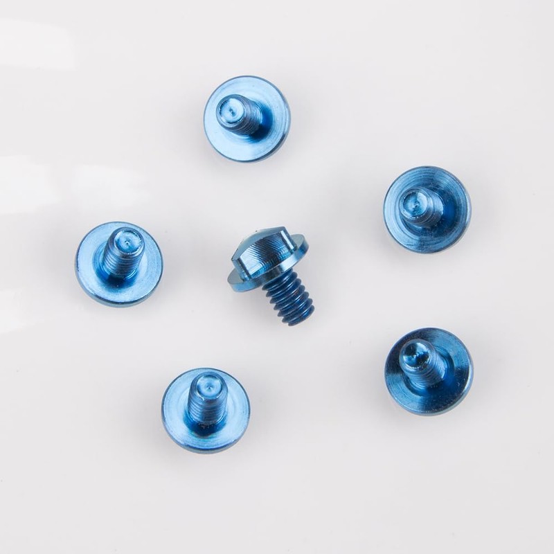 SaiDian 6Pcs Titanium Blue Screw Set Knife Handle Screws for