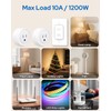 LoraTap Mini Wireless Remote Control Outlet Plug Adapter (2 Pack)