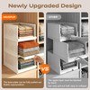 MIUOOPUR New Upgrade 3 Pack Closet Organizers and Storage Basket,