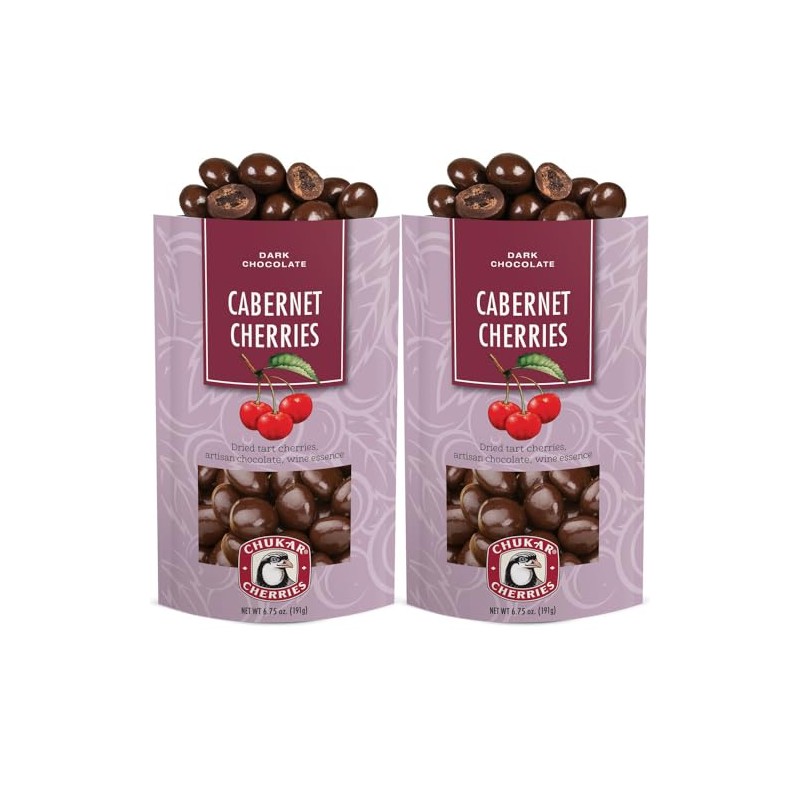 Dark Chocolate Cabernet Cherries (2 Bags)