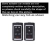 TECART Leather Smart Key Fob Case Shell Fit for Jeep