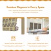 Radiance Cordless Bamboo Roman Shades for Windows - Flatweave Bamboo