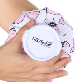 NeoTech Care Ice Bag, Screw Top Fillable, Reusable (Strawberries Design, 5 inch)