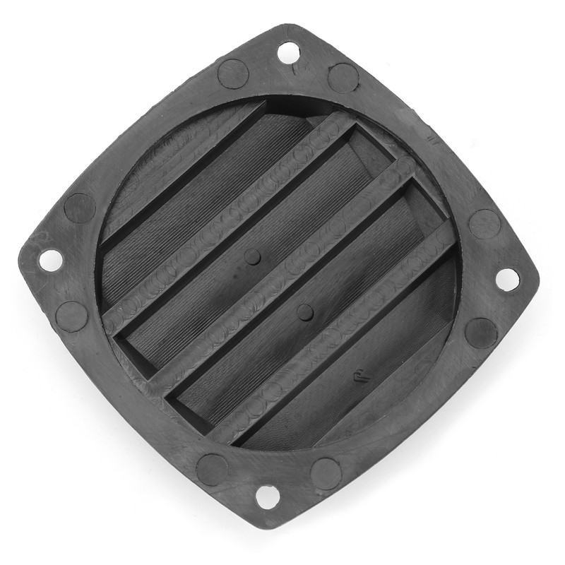 3in Marine Air Vent Grille Ventilation Ducting Louver Cover Black