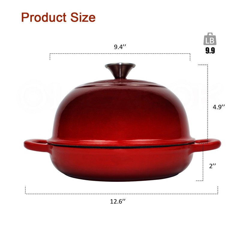 OLLAKOK Dutch Oven for Bread Baking Bread Oven for Sourdough