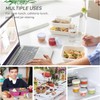 Uandhome 6 PCS Salad Dressing Container To Go,2.7 oz Small