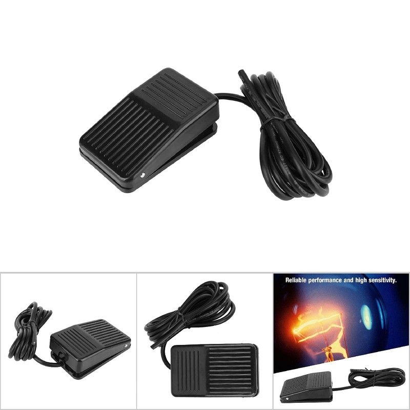 Momentary Foot Switch Anti-slip Design IP67 Waterproof 10A 250V AC
