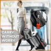 MYH Luggage Padlocks (2X Orange, Combination Lock)