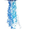 Ombre Blue Number 8 Pull String Pinata, Party Game for