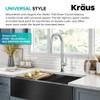 KRAUS Oletto High-Arc Single Handle Pull-Down Kitchen Faucet in Chrome,