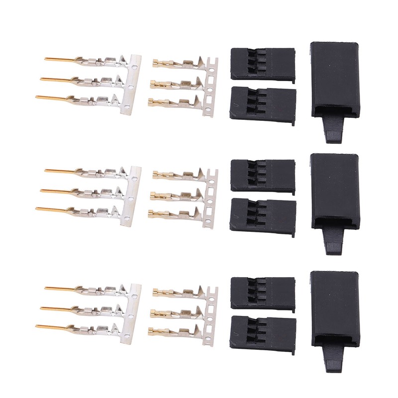 50PCS Servo Receiver Connector Plug with Lock and Male Female