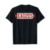 Eagles Red White School Spirit T-Shirt