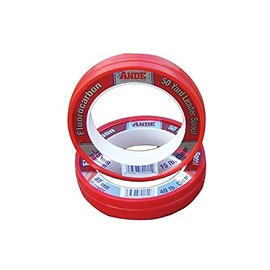 Ande FCW50-25 Fluorocarbon Leader Material, 50-Yard Spool, 25-Pound Test, Clear Finish