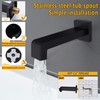 SOOOHOT Black Shower Head and Handle Set, Shower Faucet Set