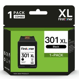 301XL Printer Cartridges for HP 301 Printer Cartridges Black Replacement for Printer Cartridges HP 301 for HP Deskjet 1000 1050 1510 2050 2510 2540 OfficeJet 2620 2622 Envy 4500 4502 5530 5532 (1