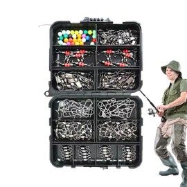 Fishing Snap Swivels | Fishing Swivels Fishing Tackle Kit - Snap Swivels Fishing Tackle, Fresh Water Fishing Tackle Set for High-Speed Trolling, Offshore Fishing