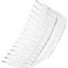 Glitz4Girlz® 4 Pack 7cm Clear Hair Side Combs Slides Grips