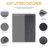 Waretary Cat Litter Mat, Pretty Honeycomb Litter Box Trapping Mat