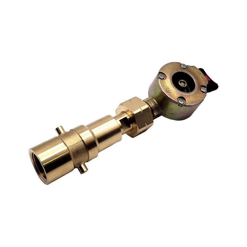 Gomet LPG Gas Bottle Refill Adapter UK Bayonet 21mm Clip