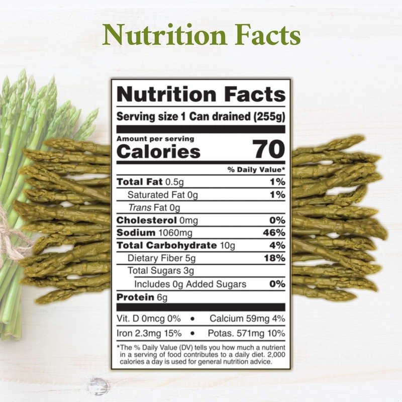 Roland Foods Whole Green Asparagus Spears, Specialty Imported Food, 14.1