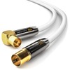 deleyCON [2m] PREMIUM HDTV FullHD TV Antenna Cable - 1x