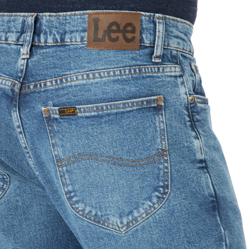 Lee Men's Legendary Relaxed Straight Jean, True Blue, 40W x
