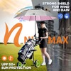 NINEMAX 68 Inch Golf Umbrella UV Potection, Auto Open Large