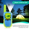 Walkie Talkie para Niños con Linterna LCD Retroiluminada,Radio Juguete con