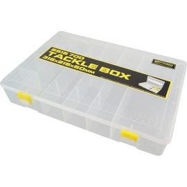 Spro Tackle Box 31.5 x 21.5 x 5 cm – Artificial Bait Box for Spinners, Blinkers & Wobblers, Bait Box for Rubber Fish, Fishing Box, Tackle Box