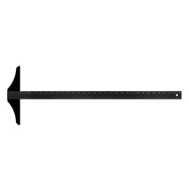 Alumicolor 30-inch Standard Aluminum T-Square for Art Framing & Drafting, Black