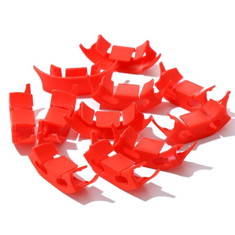 Upluckey 100 Pcs 90 Degree Plant Bender Reuseable LST Clips