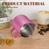 Amrules Milk Frothing Pitcher, 12 oz Milk Frother Cup with