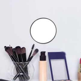 FRCOLOR 3X Magnifying Glass Mirror Magnifying Mirror with Suction Cup Makeup Mirror with Lights Compact Makeup Mirror Magnification Wall Pocket Suction Cup Mirror Travel