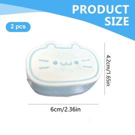 HAMKU Pack of 2 Taba Squishy, Fufu Squishy, Squishy Toy, Cute Soft Cat Paws Squeeze Toys, Stress Relief Fidget Toys, Soft Cat Paws Squishy Toy, Girls and Boys for Relaxing