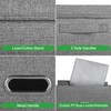 Valease Large Linen Fabric Foldable Storage Bins with Removable Lid