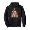 Funny Christmas Gnome Christmas Gnome Christmas Tree Jumper Hoodie, black